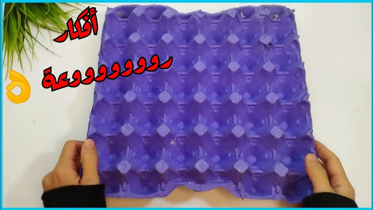اختراع ببلاش 😳 من كرتونه البيض😳/إعادة تدوير 
