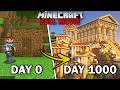 I Survived 1000 Days in MODDED MINECRAFT SURVIVAL!  [FULL MOVIE]