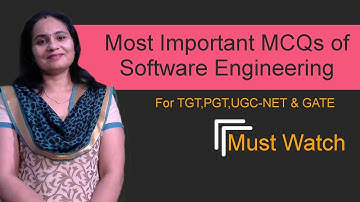 Part-2 Most Important MCQs of Software Engineering|TGT|PGT|GATE|NET|Competitive Exam|Hindi