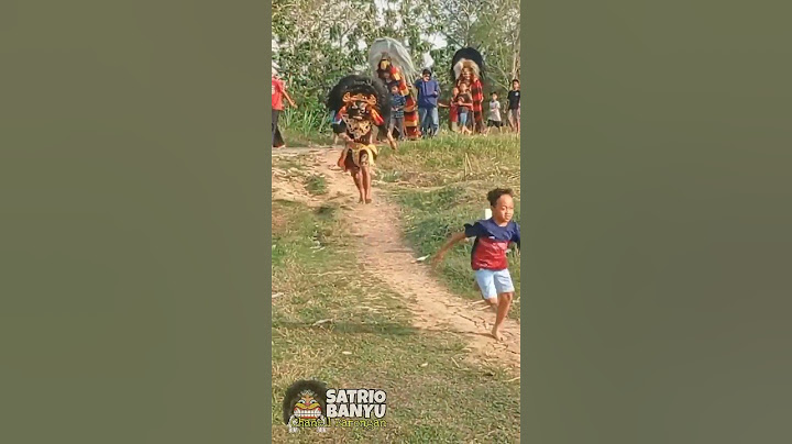 Gendruwon dan Barongan Ngamuk kejar Bocil pengejek di desa Ketringan #shorts