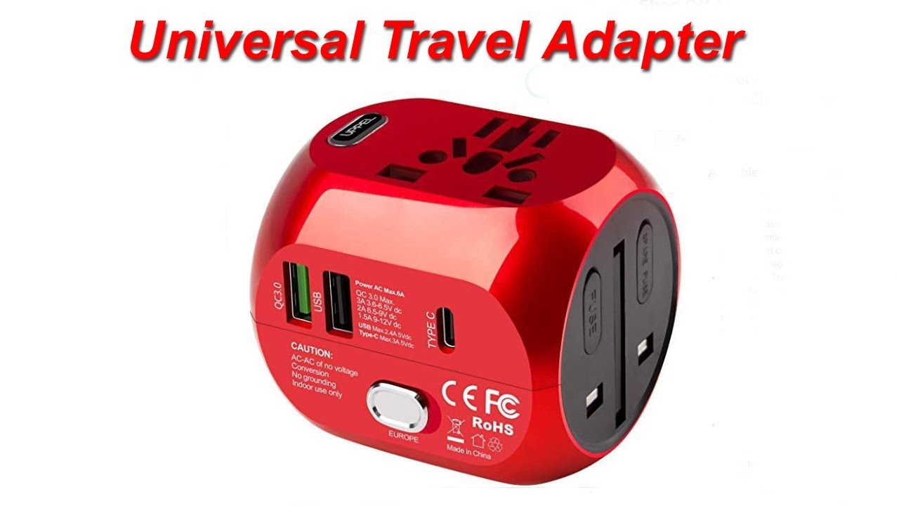 youtube universal travel adapter