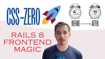 Rails 8 + No Build CSS: How to Ship Frontend Code FASTER 🚀