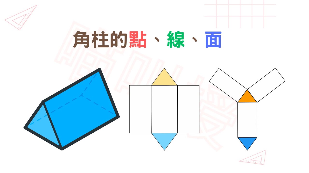 5a10a-03《角柱的點、線、面》#立體形體柱體錐體和球#國小數學5年級題庫