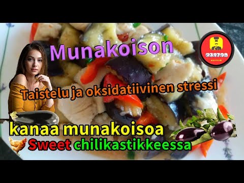 Video: Paistettua Munakoisoa Sienillä