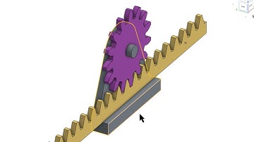 Developing and Animating a Rack and Pinion in Onshape