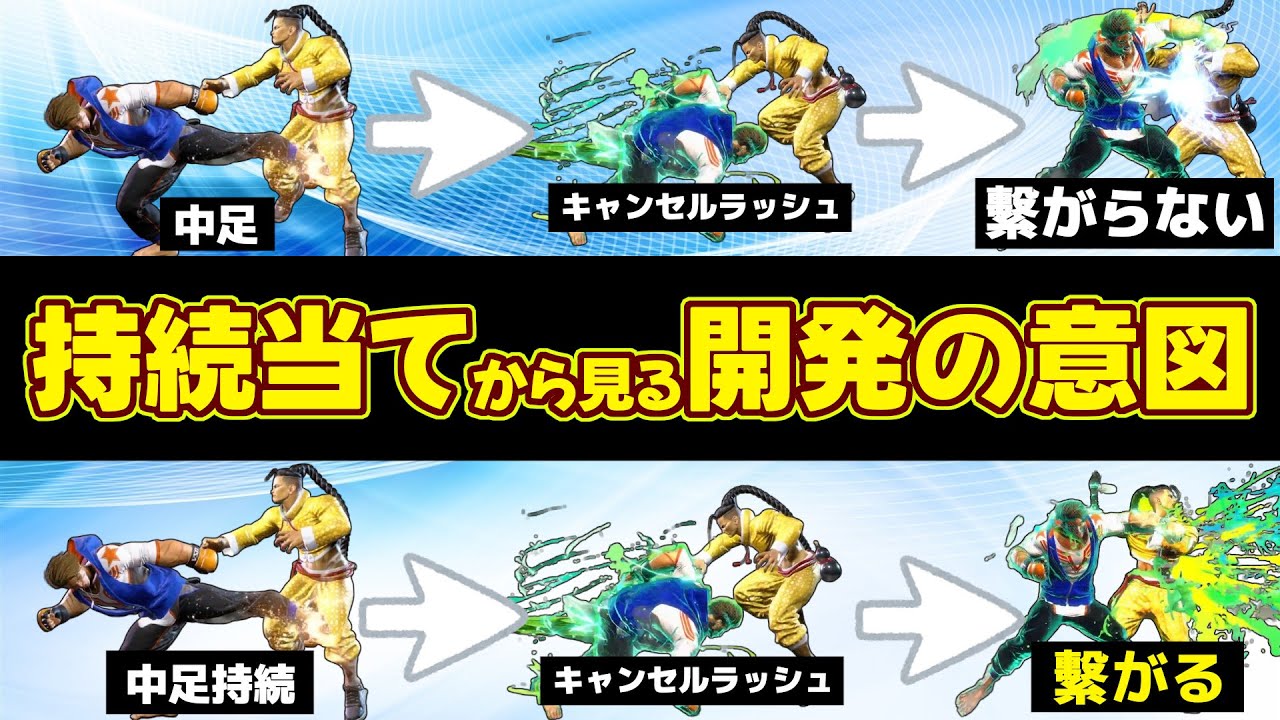 Street Fighter VI] Two types of specifications for sustained hits