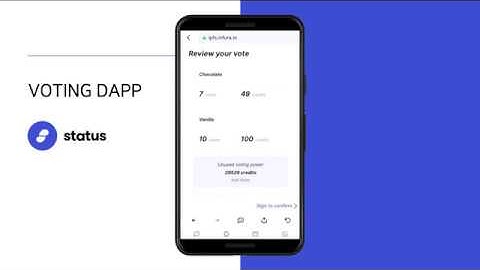 Quick Tip - Using the Status Voting DApp