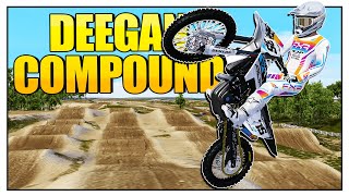 ENTERING THE DANGER ZONE IN MX BIKES! (Deegan Compound)