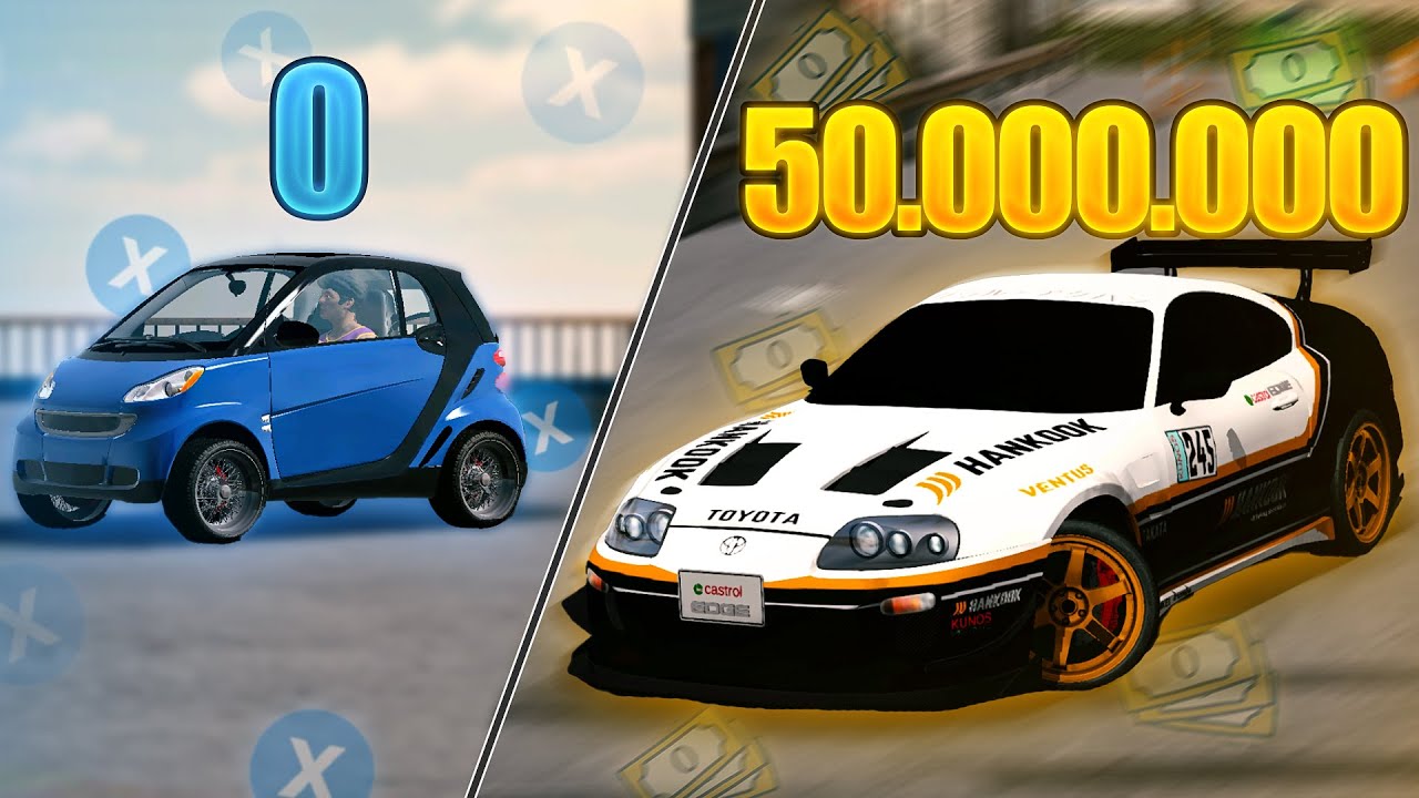 Я ЗАРАБОТАЛ от 0 до 50 000 000 ИГРОВЫХ ДЕНЕГ!! | Car Parking Multiplayer
