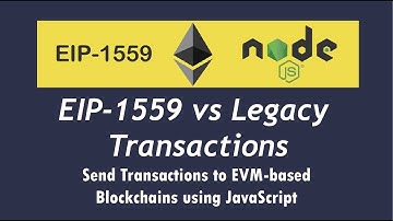 EIP1559 vs Legacy Transaction | Send type 2 and type 0 transactions using Ethers.js and Hardhat