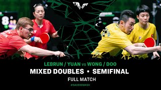 FULL MATCH | LEBRUN / YUAN vs WONG / DOO | XD SF | #SaudiSmash 2024