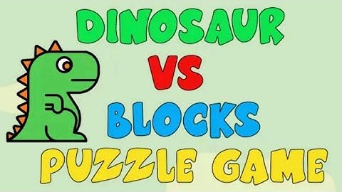 Dino block puzzle game level 1