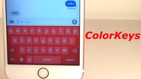 Cydia Tweak: ColorKeys - Change color of the iOS keyboard