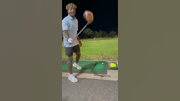 They gave him a wooden driver and he still delivered 😳👏 | #Shorts