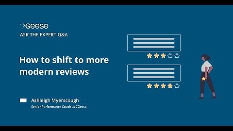 Shifting to modern performance reviews