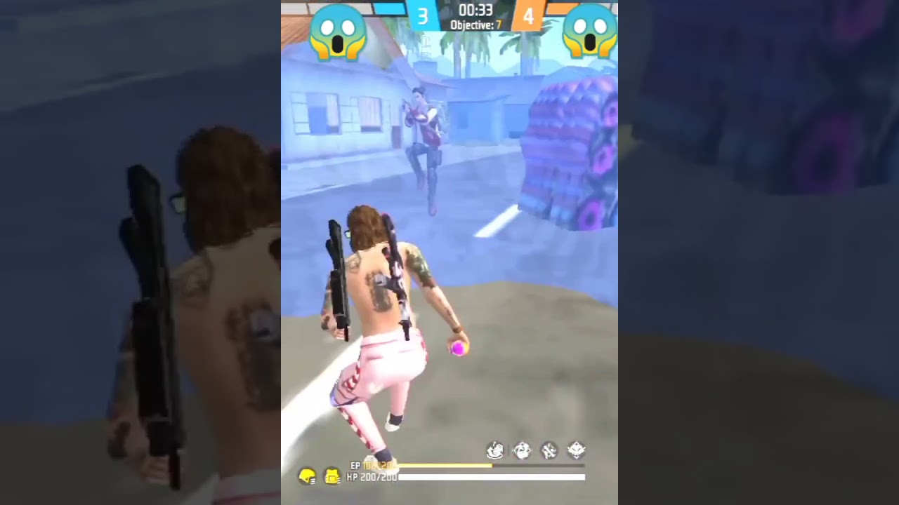 free fire glitch|| ek din song|| 