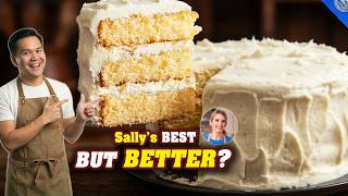 Sally’s BEST Vanilla Cake… BUT BETTER (5 Easy Upgrades )