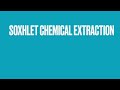 Traditional Soxhlet Chemical Extraction Process to determine OIL content in mustard seed ( oilseeds)