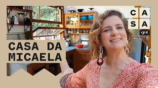 🏡 MICAELA GÓES mostra seu refúgio na serra com decoração rústica e aconchegante | Pode Entrar