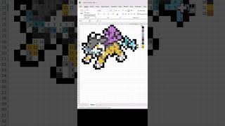 Color Pokemon By Numbers! #243: Raikou #pokemon #pixelart screenshot 4