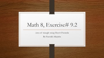 Math 8, Exercise 9.2 (II)
