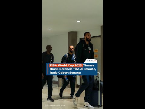 FIBA World Cup 2023, Timnas Brasil-Perancis Tiba di Jakarta, Rudy Gobert Senang