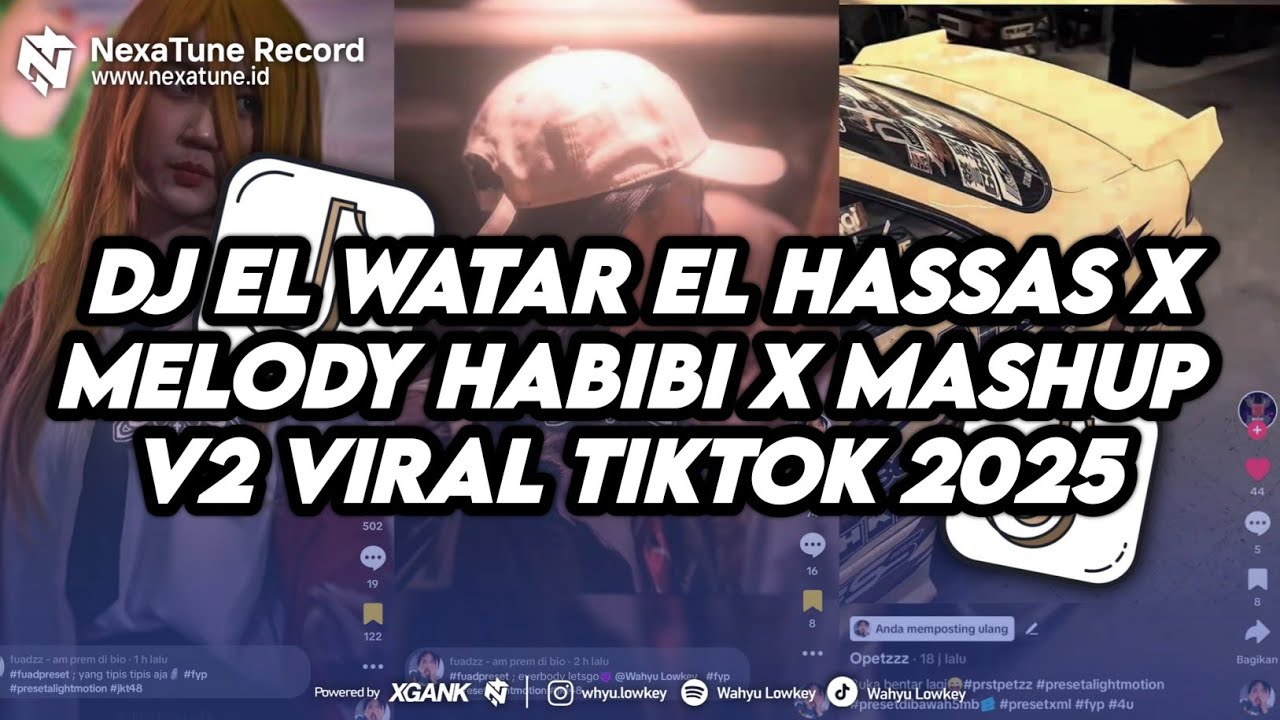 DJ EL WATAR EL HASSAS - Sherine X MELODY HABIBI X KU PILIH MAIMUNAH VIRAL TIKTOK TERBARU 2025