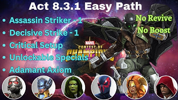 MCOC Act 8.3.1 Easy Path For Completion - Vulture Boss