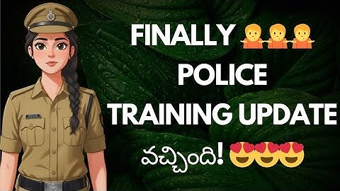 👮‍♀️ Important Update:AP Police Job‑Training Starts?/ AP Police Job‑Training Begins – Quick Briefing