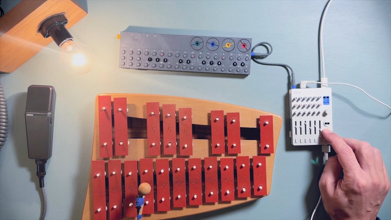 Teenage Engineering TX-6 Mixer - Using a Mic and Onboard Effects