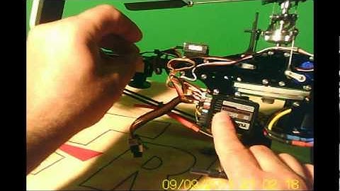 KDS Flymentor 3d and trex 450 clone and  turnigny 9x install and settings part 3