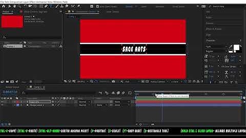 After Effects: Infinite Scrolling Text /Banners