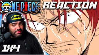 FIRST TIME WATCHING *One Piece* Season 1 Episode 4 (ANIME REACTION) SHANKS OP!!!