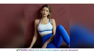 Women's Yoga Set Workout Set 2 Piece High Waist Yoga Leggings Sports Bra Gym Suit Activewear Sports