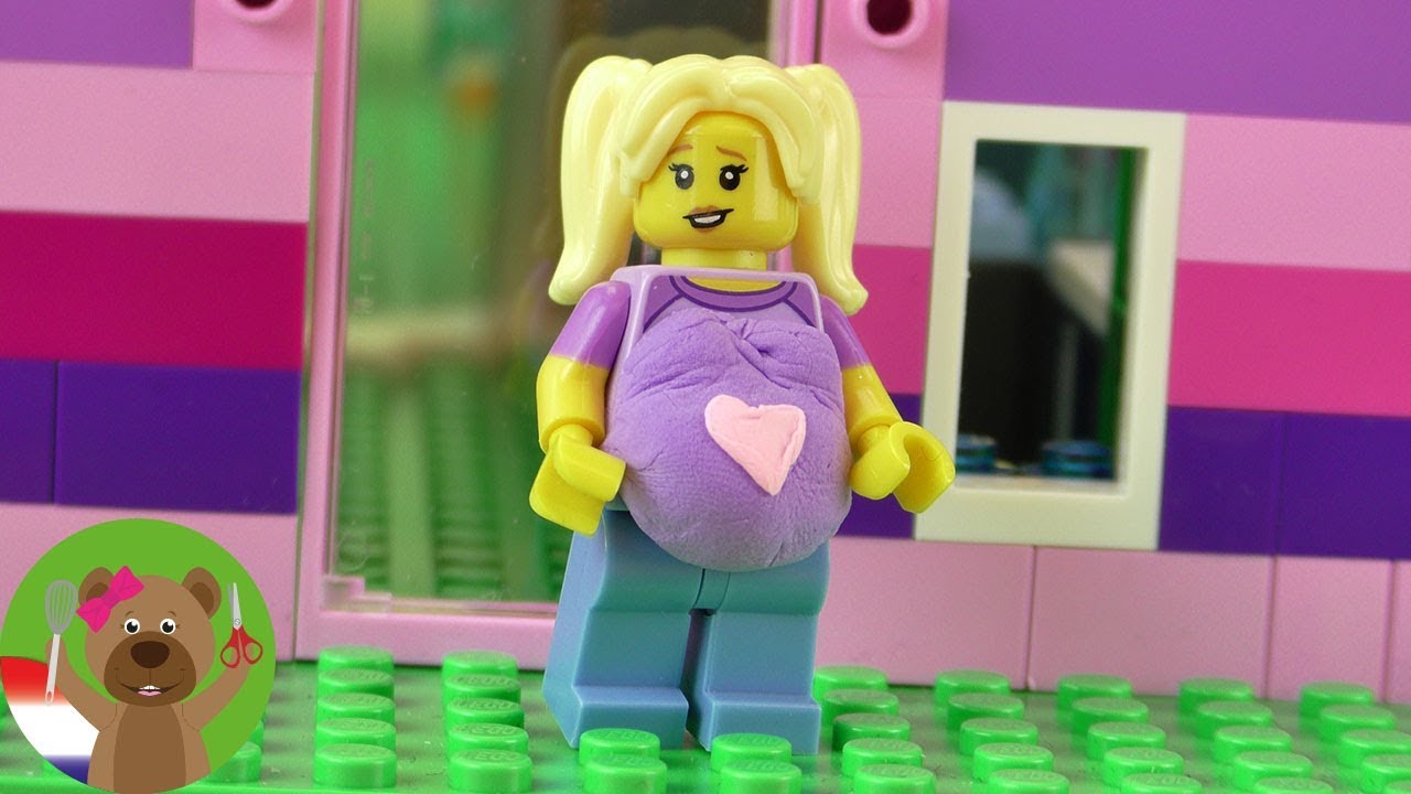 Goede LEGO droomhuis bewoonster LISA is zwanger | Zwanger Legofiguurtje JO-02