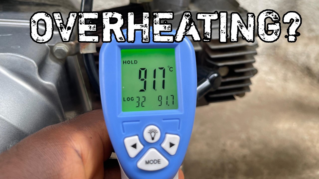 How to Tell a Small Air Cooled Motorcycle Engine Is Overheating - YouTube