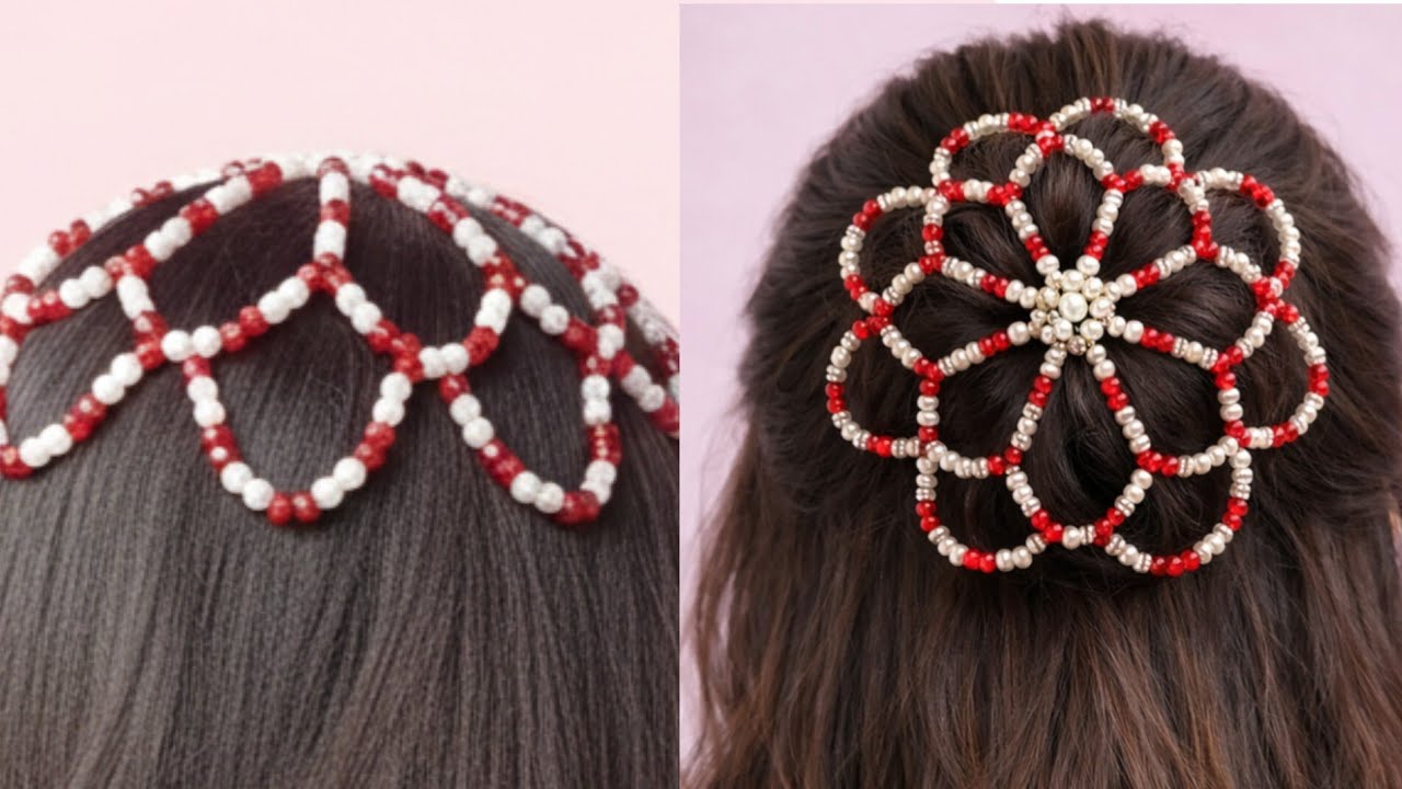 Beaded  heircap head cap. 