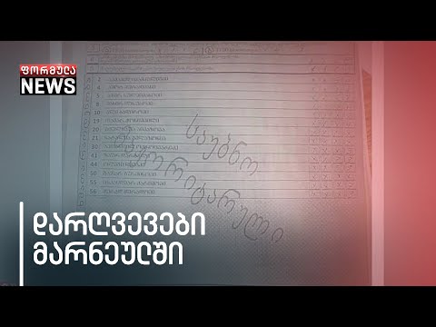 დარღვევები მარნეულში - რას აცხადებს ოპოზიცია