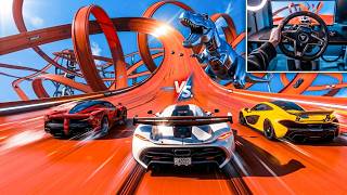 1600HP Koenigsegg Jesko VS Hypercars Hot Wheels | FH5 Thrustmaster T248