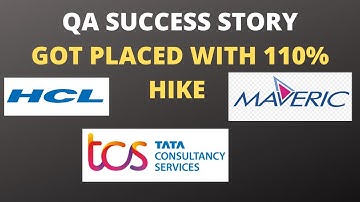 QA Success Story| Got Placed with 110% Hike