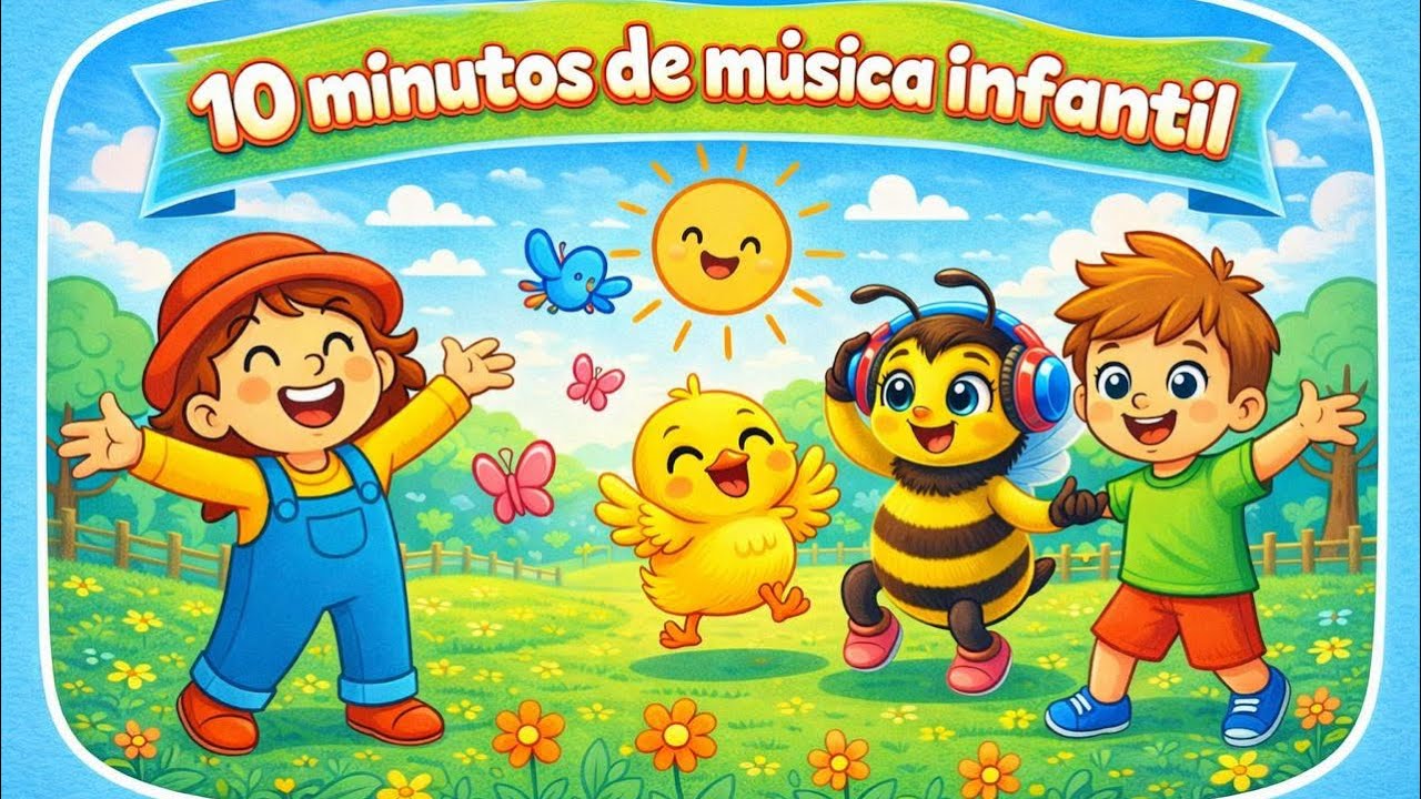 10 minutos de músicas infantis divertidas 🎵l MÚSICA PARA CRIANÇAS - YouTube