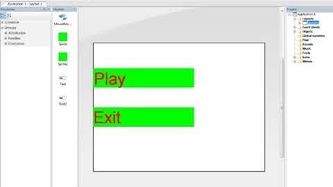 Обучение Construct Classic Меню