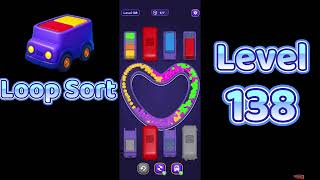 Loop Sort Level 138 Walkthrough 🚚 | Truck Puzzle Challenge | Mini Boss