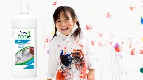 Official Hướng dẫn minh họa hiệu quả Nước tẩy trước khi giặt SA8