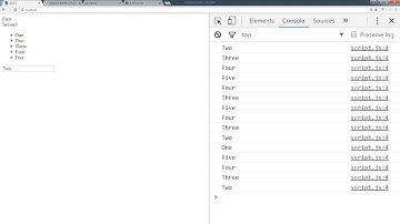 Event Listeners JQuery Mouse Events