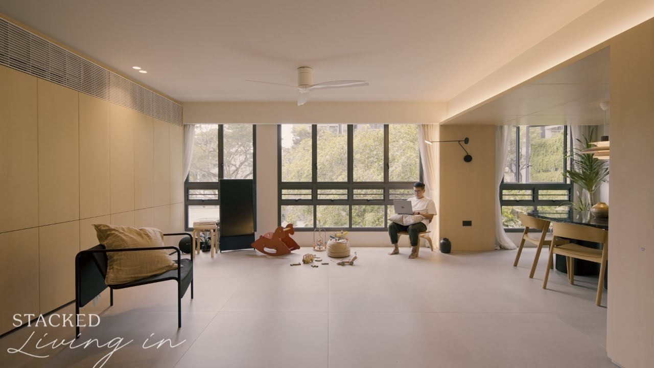 Inside A Minimalist Japandi HDB Home Designed With Kids In Mind