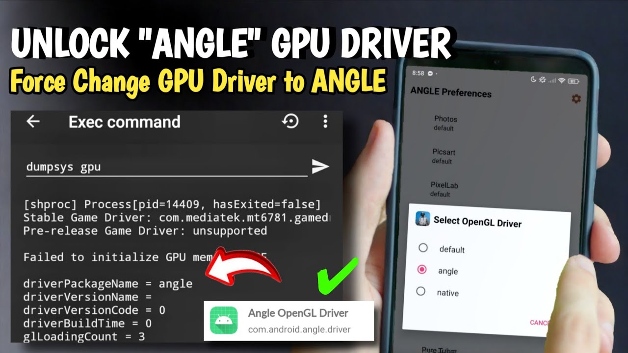 How to Force GPU Driver To ANGLE! | OverClock Your GPU Performance For ...