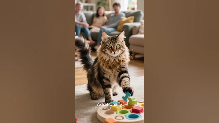 Video 10494751: big fluffy maine coon, cat breed