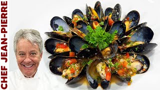 Easy Steamed Mussels  The Best Ever! | Chef JeanPierre