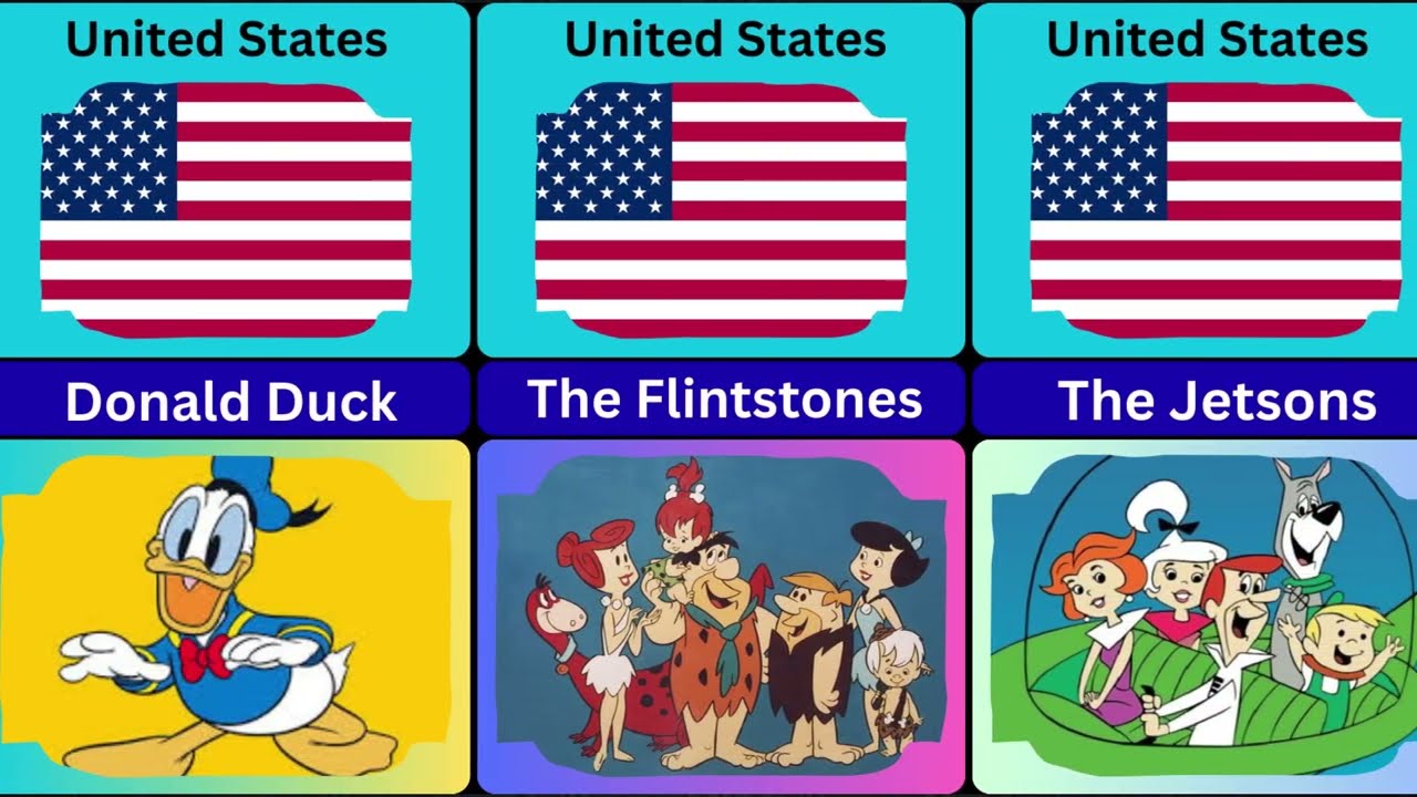 Cartoons From Different Countries | 